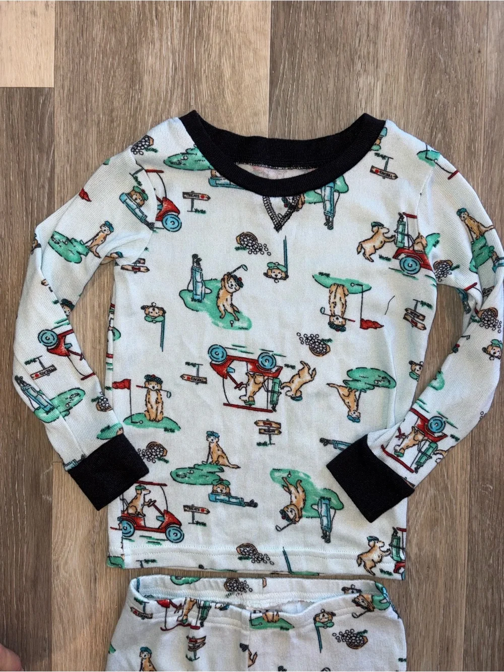 Kids' PJ Essentials Golf Themed Pajama Set size 4T